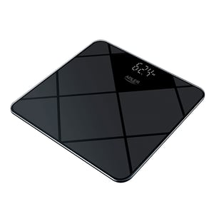 Adler AD 8169 Rectangular Black and Graphite Digital Personal Scale