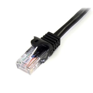 StarTech 45PAT2MBK kabel sieciowy Czarny 2 m Cat5e U/UTP (UTP)