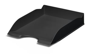 Durable ECO clipboard for documents. Made from recycled plastic. Black