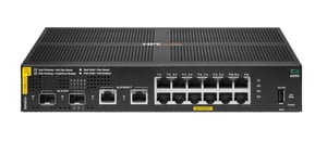 HPE Aruba Networking CX 6000 12G Class4 PoE 2G/2SFP 139W Switch Zarządzany L3 Gigabit Ethernet (10/100/1000) Obsługa PoE 1U