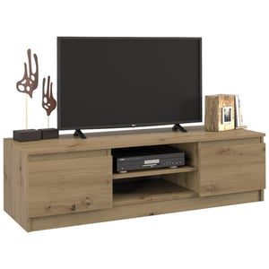 Topeshop RTV120 ARTISAN TV-bänk eller underhållningscenter, 0 lådor, 2 hyllor.