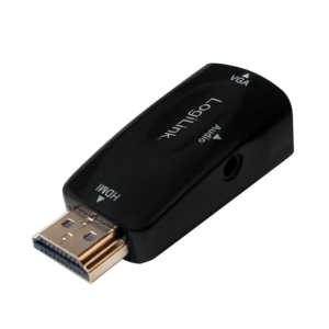LogiLink CV0107 HDMI to VGA Cable Adapter, Black