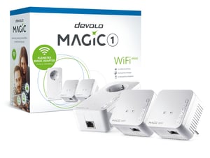 Devolo Magic 1 WiFi mini Network Kit 1200 Mbit/s Przewodowa sieć LAN Wi-Fi Biały