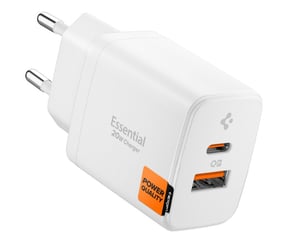 Spigen Essential EE202EU Uniwersalne Biały Prąd przemienny Wewnętrzna