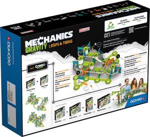 Geomag Mechanics Gravity RE Loops & Turns Leksak med neodymmagnet