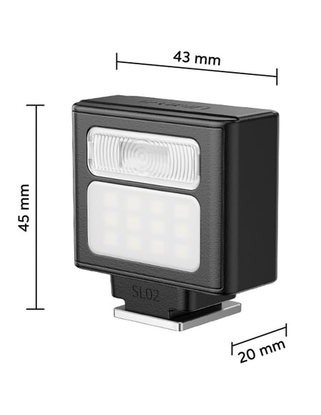 Ulanzi SL02 Kompaktowa lampa Czarny