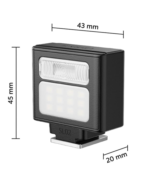 Ulanzi SL02 Kompaktowa lampa Czarny