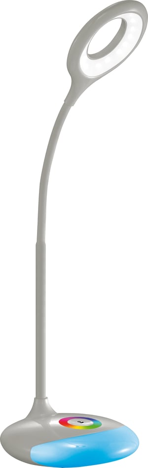 Activejet ORION RGB Grey Lampka biurkowa LED z podstawą RGB szara
