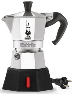 Bialetti Moka Elettrika – Manuelle elektrische Mokkakanne, 0,09 l
