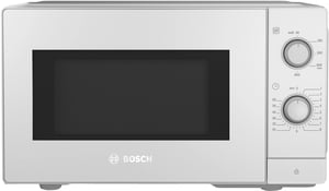 Bosch Serie 2 FL020MW0 Weiße Solo-Mikrowelle für die Arbeitsplatte, 20 l, 800 W