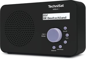 TechniSat VIOLA 2 Przenośny Analogowe i cyfrowe Czarny