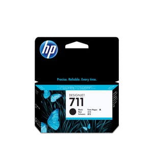 HP Black 711 DesignJet Ink Cartridge, 38 ml
