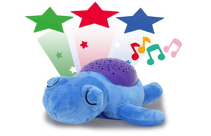 Jamara Dreamy Turtle Children's Night Light, Freestanding, Blue, Purple LED