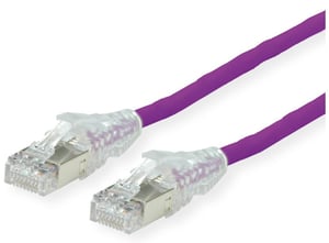 Secomp 21050606 Netzwerkkabel, violett, 10 m, Cat6a S/FTP (S-STP)