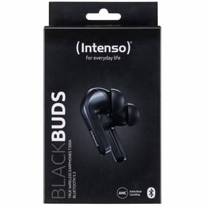 Intenso Black Buds T300A True Wireless Stereo (TWS) Earbuds for Calls/Music/Sports/Everyday Use USB Type-C Bluetooth Black