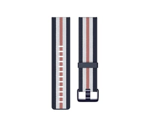 Fitbit FB166WBNVPKL Smart Personal Accessory Band, Navy Blue (Navy), Pink Fluoroelastomer