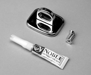 Compulocks Anchor Point Cable Clamp, Chrome
