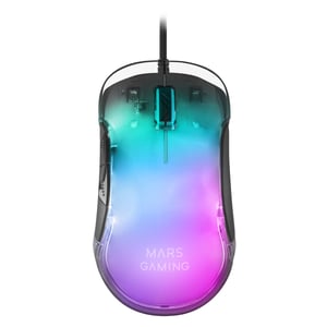 Mars Gaming MMGLOW myszka Po prawej stronie USB Typu-A 12800 DPI