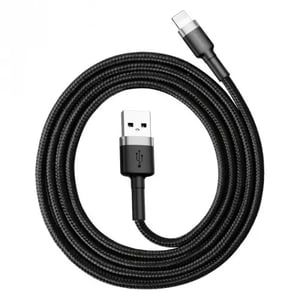 Baseus CALKLF-AG1 kabel Lightning 0,5 m Szary, Czarny
