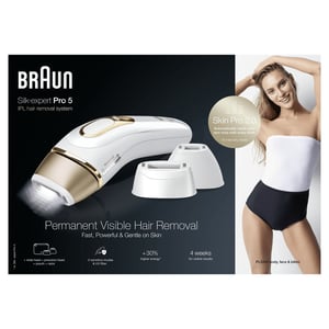Braun Silk-expert Pro 5 PL5243 Intense Pulsed Light (IPL) Gold, White