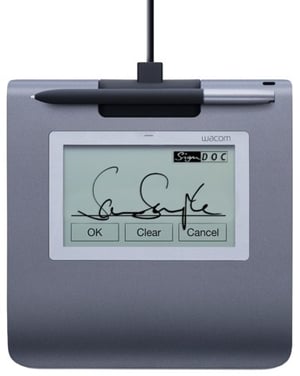 Wacom STU-430 Signature pad tablet graficzny Czarny, Szary 2540 lpi 96 x 60 mm USB