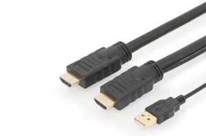 ASSMANN Electronic AK-330122-100-S HDMI-Kabel 10 m, HDMI Typ A (Standard), schwarz