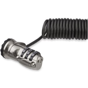 StarTech LTLOCK3DCOIL Cable Clamp, Black, Stainless Steel, 1.8 m