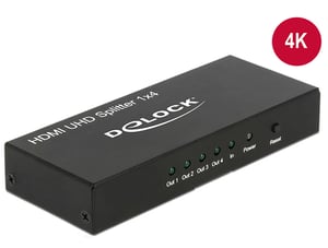 DeLOCK 18684 HDMI TV Splitter, 4x HDMI