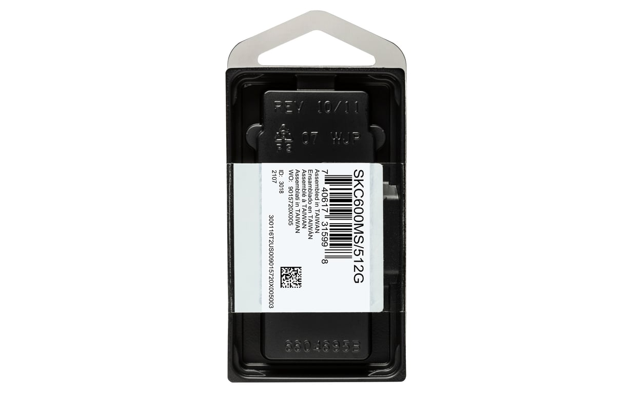 Kingston Technology Dysk SSD KC600 SATA3 mSATA 512GB