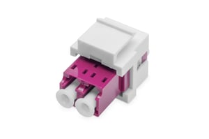 Digitus LC/LC-Glasfaseranschluss, Duplex, Multimode OM4, Keystone-Modul