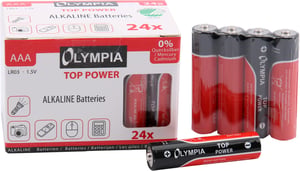 Olympia 40180 AAA Alkaline Battery for Home Use