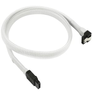 Nanoxia NXS6G4W SATA Cable, 0.45 m, White