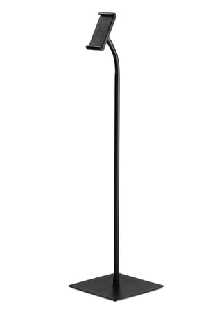 Durable Tought Floor Tablet Stand, Black