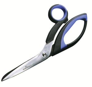 Durable 171801 School and Stationery Scissors, Universal, Straight Cut, Black, Blue
