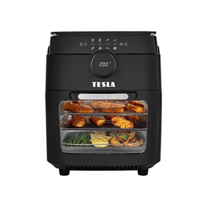 TESLA Electronics AIRCKQG800WF frytkownica Pojedyńczy 12 l Autonomiczny 1800 W Frytkownica na gorące powietrze Czarny