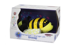 Jamara Dreamy Bee nocna lampka dziecięca Wolnostojący Czarny, Żółty LED