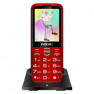 Evolveo EasyPhone 8595683203548 cell phone 7.11 cm (2.8") 113 g Red Phone for seniors