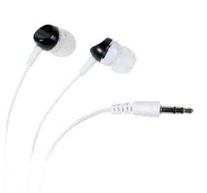 Vivanco Colour Buds Kopfhörer, kabelgebunden, In-Ear, Musik, Schwarz, Weiß