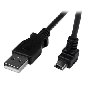 StarTech USBAMB2MD kabel USB USB 2.0 2 m USB A Mini-USB B 0,48 Gbit/s Czarny