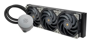 Silverstone Hailstone 360 Procesor Zestaw do chłodzenia płynami 12 cm Czarny 1 szt.
