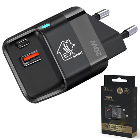 Extralink Smart Life 20W, USB-C And USB-A