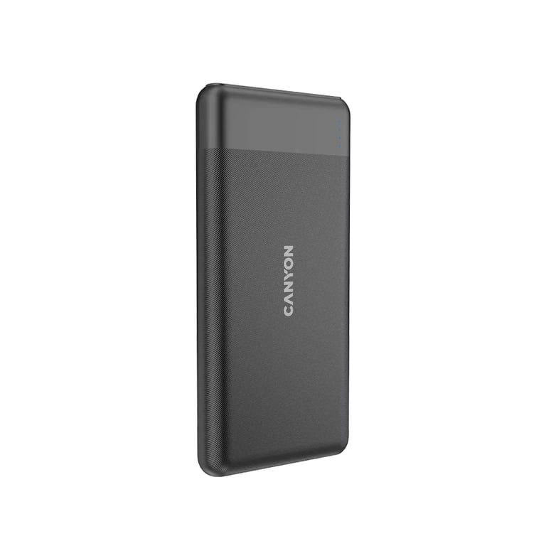 фото Зовнішній акумулятор (павербанк) Canyon PB-109 10000mAh Black (CNE-CPB1009B)