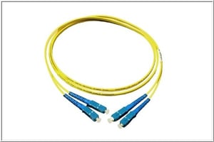 Alcasa LW-902SC InfiniBand/Fiber Optic Cable, 2 m, SC, Blue, Yellow