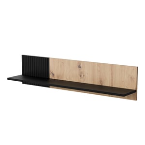 Cama Półka MERCI 110x20x25 czarny/dąb artisan