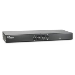 Inter-Tech KVM AS-9108DU przełącznik KVM Możliwości montowania w stelażu Czarny