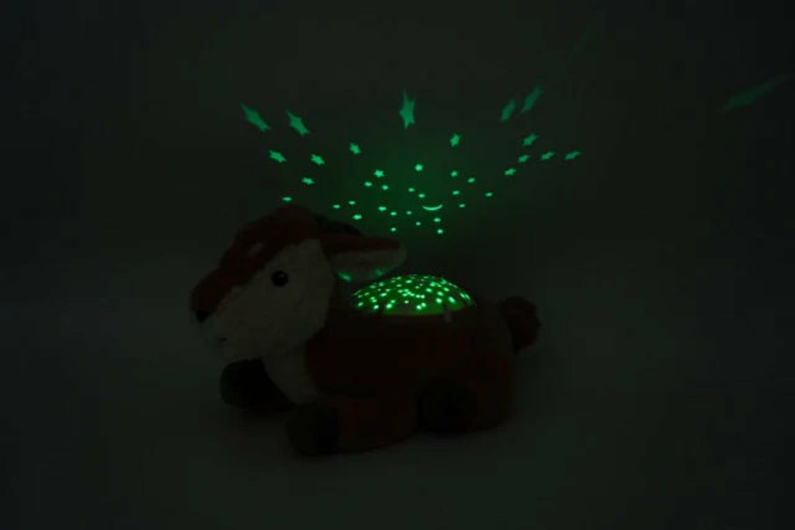 Cloud B Twilight Buddies nocna lampka dziecięca Wolnostojący Beżowy, Brązowy