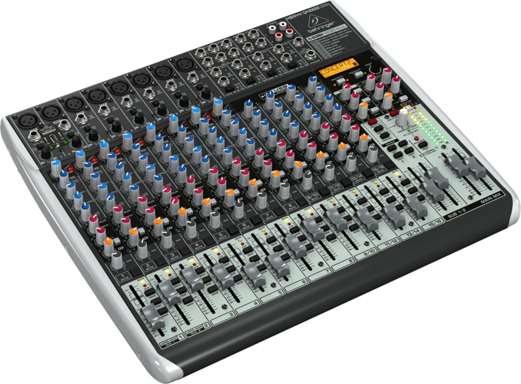 фото Мікшерний пульт Behringer Xenyx QX2222USB