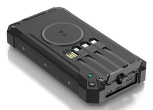 Denver 117140100090 Powerbank 20000 mAh Kabelloses Laden Schwarz