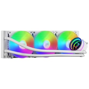 Mars Gaming MLONE360W PC-Kühlsystem – All-in-One-Flüssigkeitskühler für den Prozessor, 12 cm, weiß, 1 Stück.