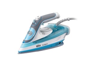 Braun TexStyle 5 SI 5006 BL Żelazko suche i parowe Płyta ceramiczna 2600 W Niebieski, Szary, Biały
